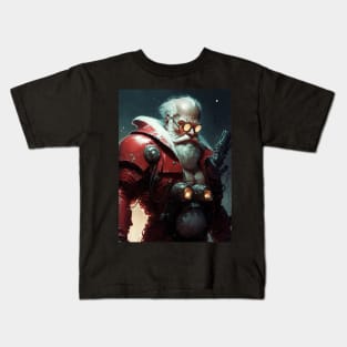 Cyborg Santa Clause [BEST⭐SELLER] Kids T-Shirt